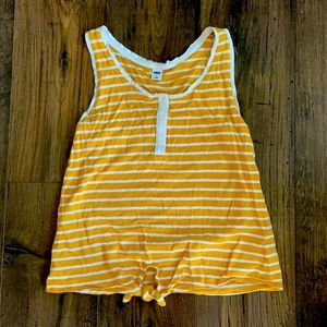 Yellow Tie Tank
